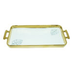 Ceramic Rectangular Platter Large (Golden/Silver) Presto - Image 3