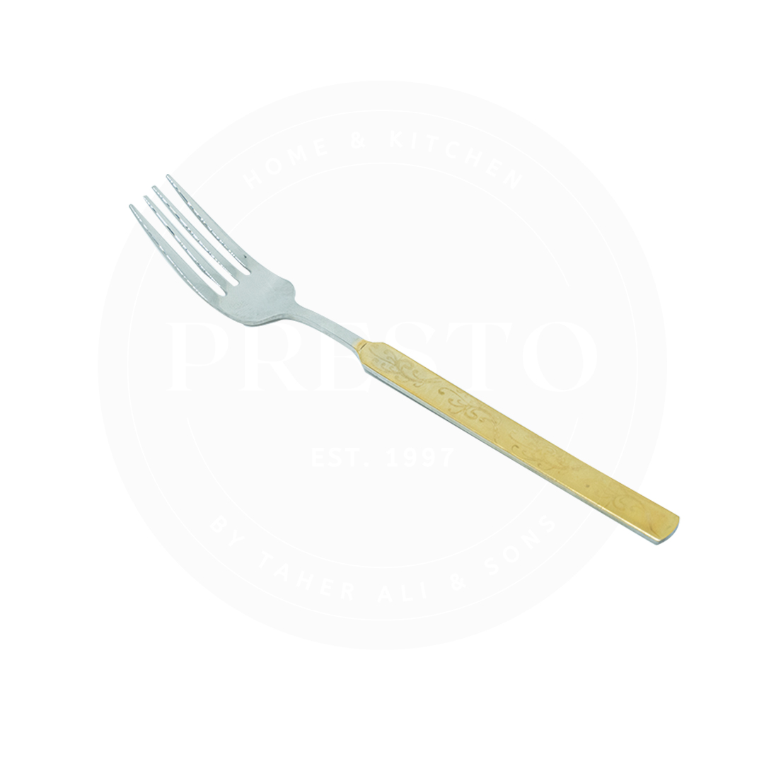 31 Golden Handle fork  6pcs Set - Image 3