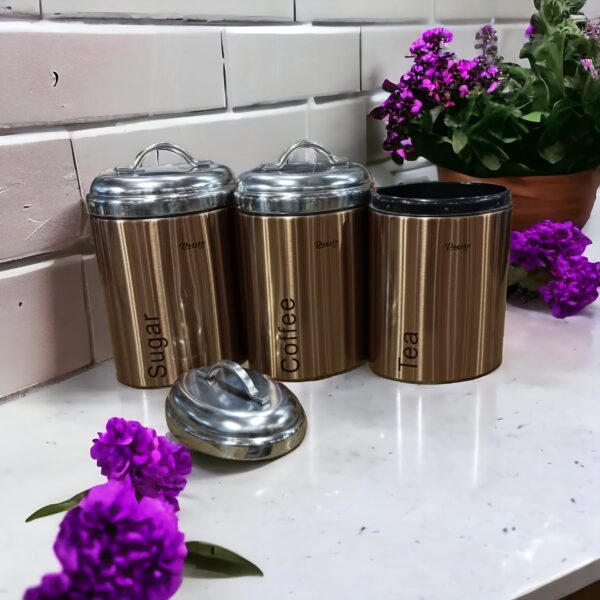 Presto Stainless Steel Canister 3-Piece Set | Airtight Canister