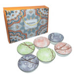Bohemia Ceramic Bowls 6pcs - Image 8